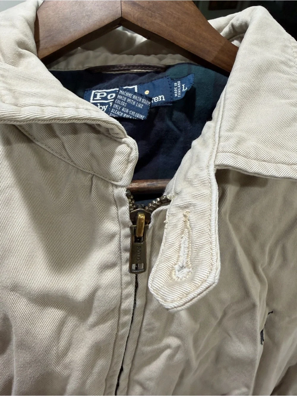 Polo Ralph Lauren Men’s Bi-Swing Jacket in Khaki Size Large